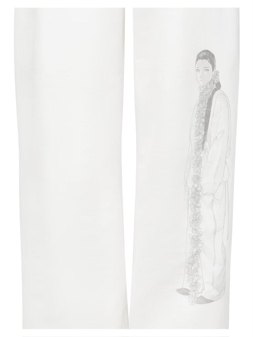 【NACHE】DRAWING SWEAT PANTS (UNISEX)