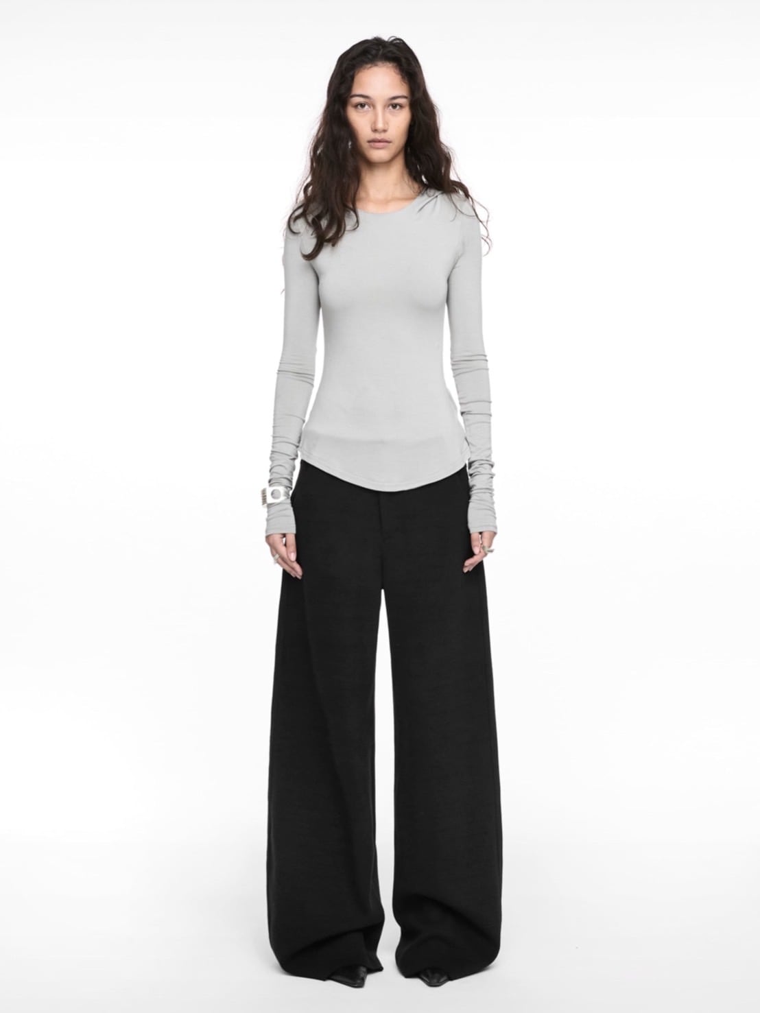 【NACHE】BASIC HOODIE LONG SLEEVE