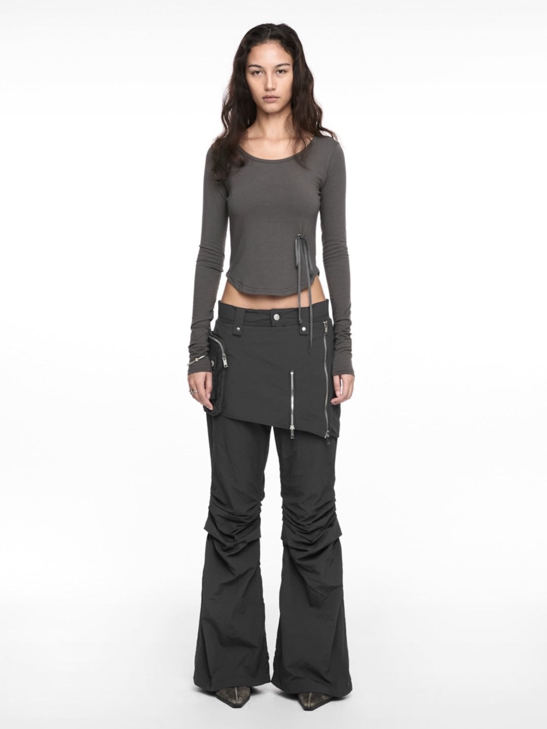 【NACHE】SIGNATURE CROP LONG SLEEVE