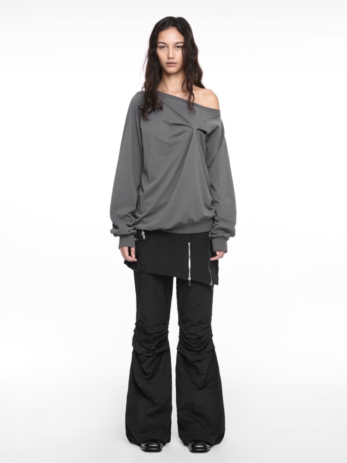 【NACHE】PINCHED LONG SLEEVE