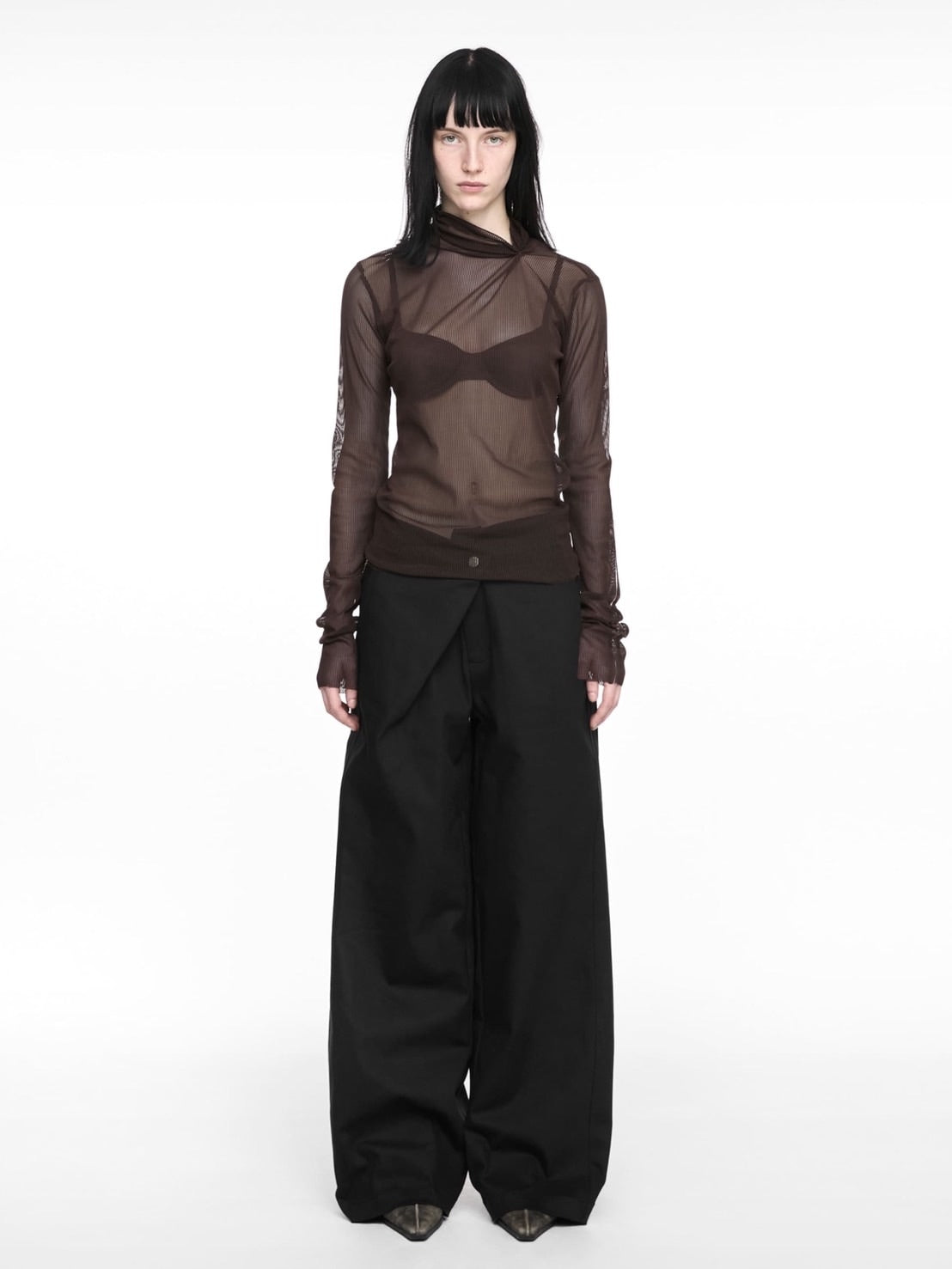 【NACHE】PULLED NECK LONG SLEEVE