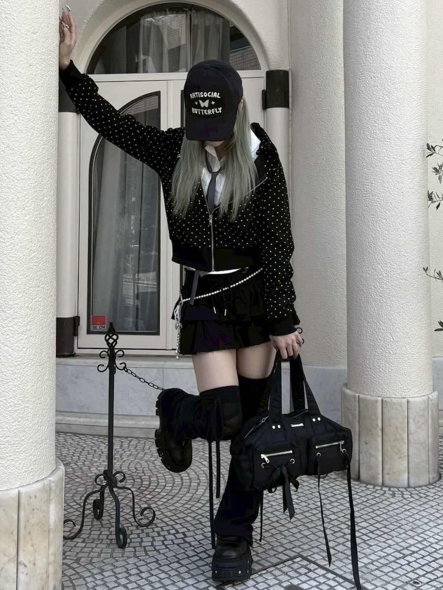 受注制【nmtc +】dot zip up hoodie / 【エヌエムティーシープラス】ドットジップパーカー (2color)