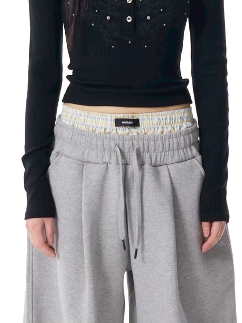 【AAKAM】Check Boxer