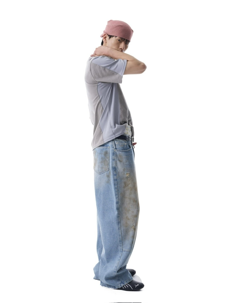 【AAKAM】Meshed Force Half Top