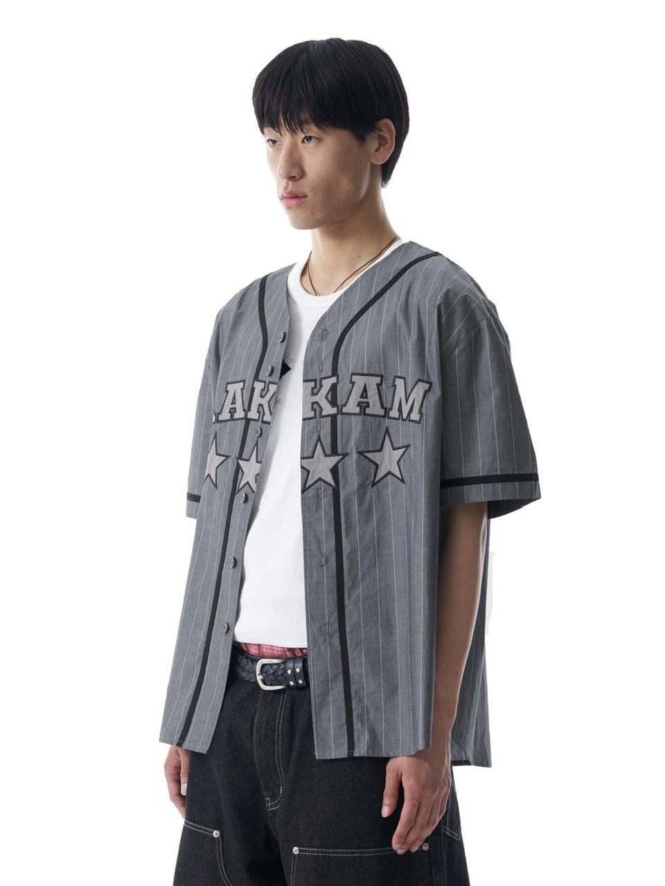 【AAKAM】Cotton Baseball Jersey