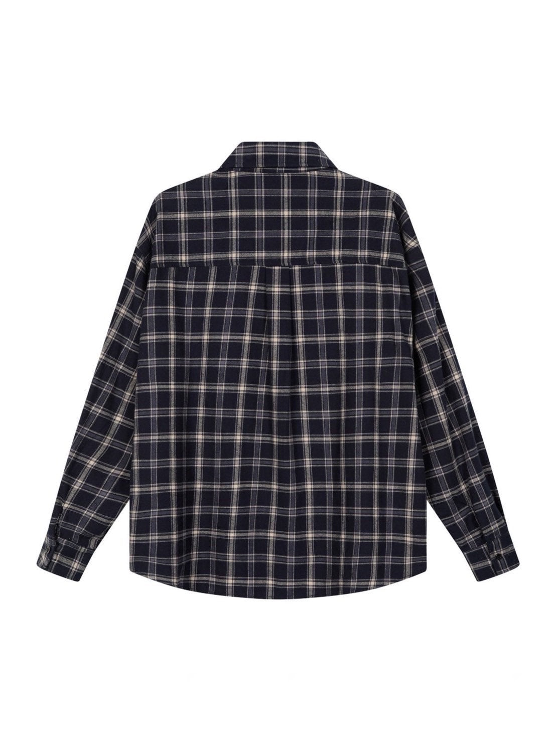 【TGNS】Two-Tone Loose Plaid Shirt / 【ツーガンズ】オーバーサイズルーズチェックシャツ