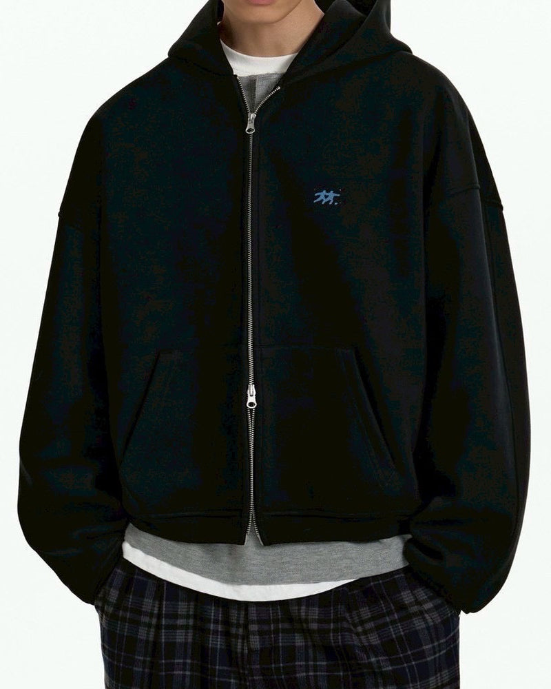 【TGNS】Oversized Zip-Up Sweatshirt Jacket / 【ツーガンズ】オーバーサイズスウェットダブルジップアップパーカー