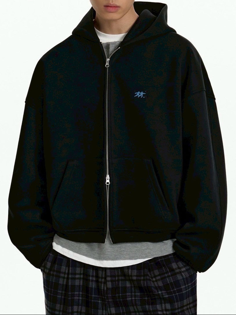 【TGNS】Oversized Zip-Up Sweatshirt Jacket / 【ツーガンズ】オーバーサイズスウェットダブルジップアップパーカー