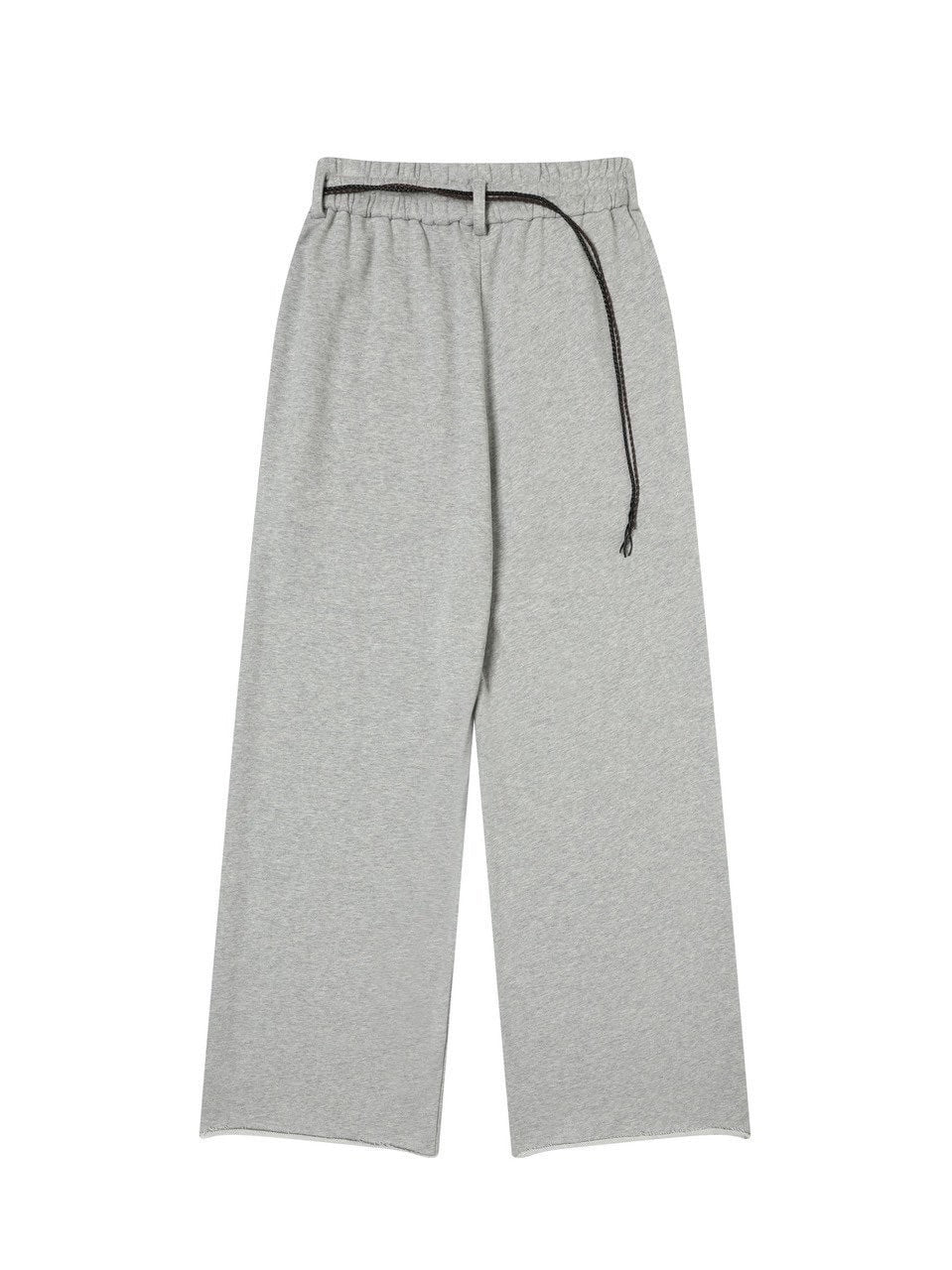 【TGNS】Drawstring Sweatpants With Raw Edges / 【ツーガンズ】ベルトストリングスウェットパンツ