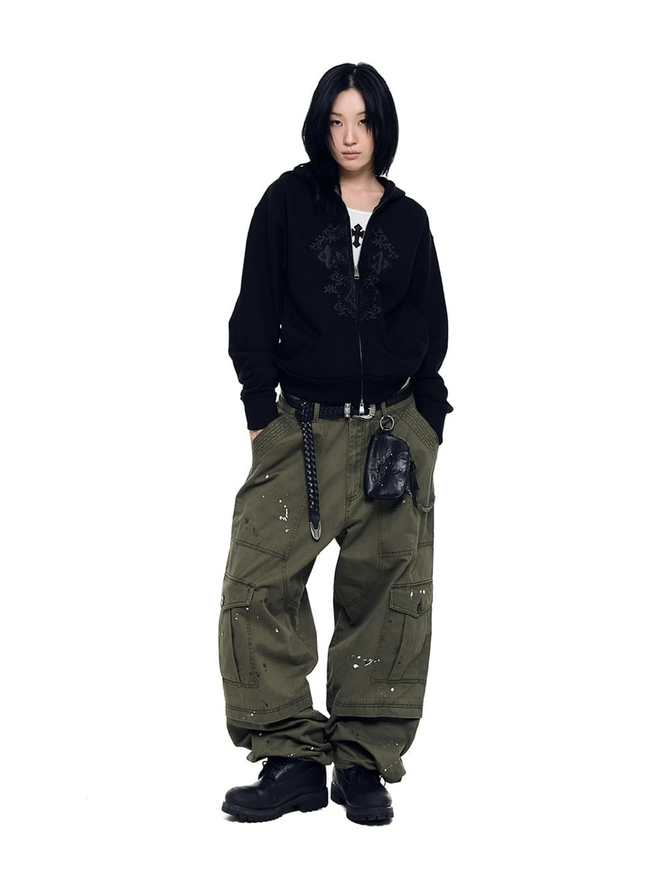 12/21再入荷【AAKAM】AKM CROS2 Zip-Up Hoodie