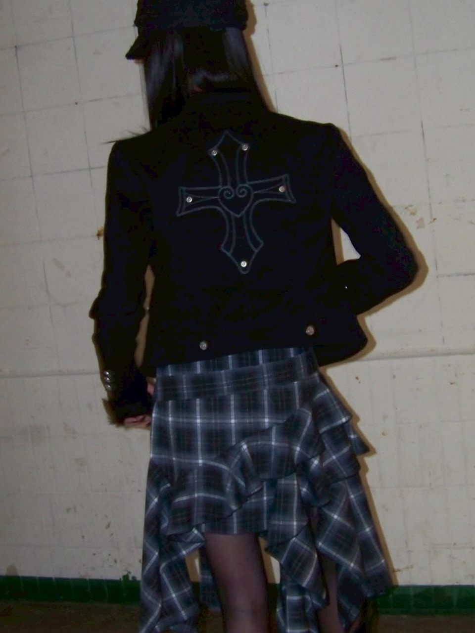 【NOT KNOWING】Back Cross Stud Jacket / 【ノットノーイング】バッククロススタッヅジャケット