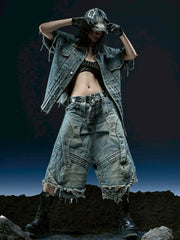 【RICH】DRKNSS Denim Washed Hat / 【リッチ】ロゴデニムウォッシュキャップ