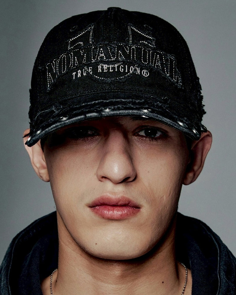 【NOMANUAL】NO RELIGION LOGO PATCHWORK CAP