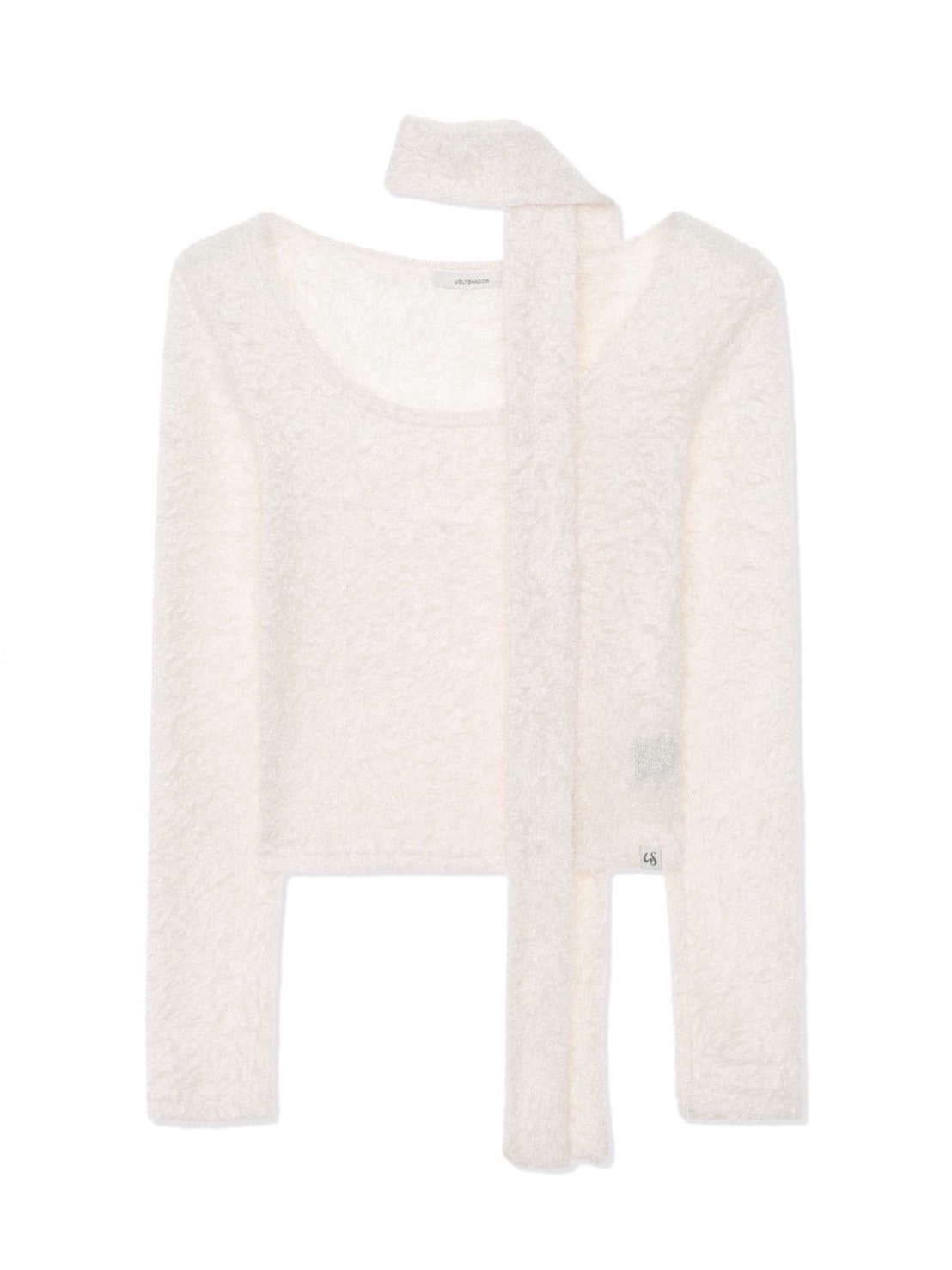 12/21 20:00 再販【Uglyshadow】SCARF ROUND T-SHIRT