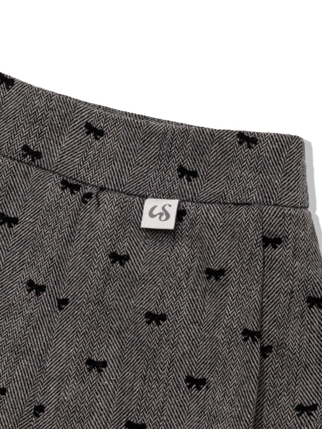 12/21 20:00 再販【Uglyshadow】RIBBON MIDI SKIRT