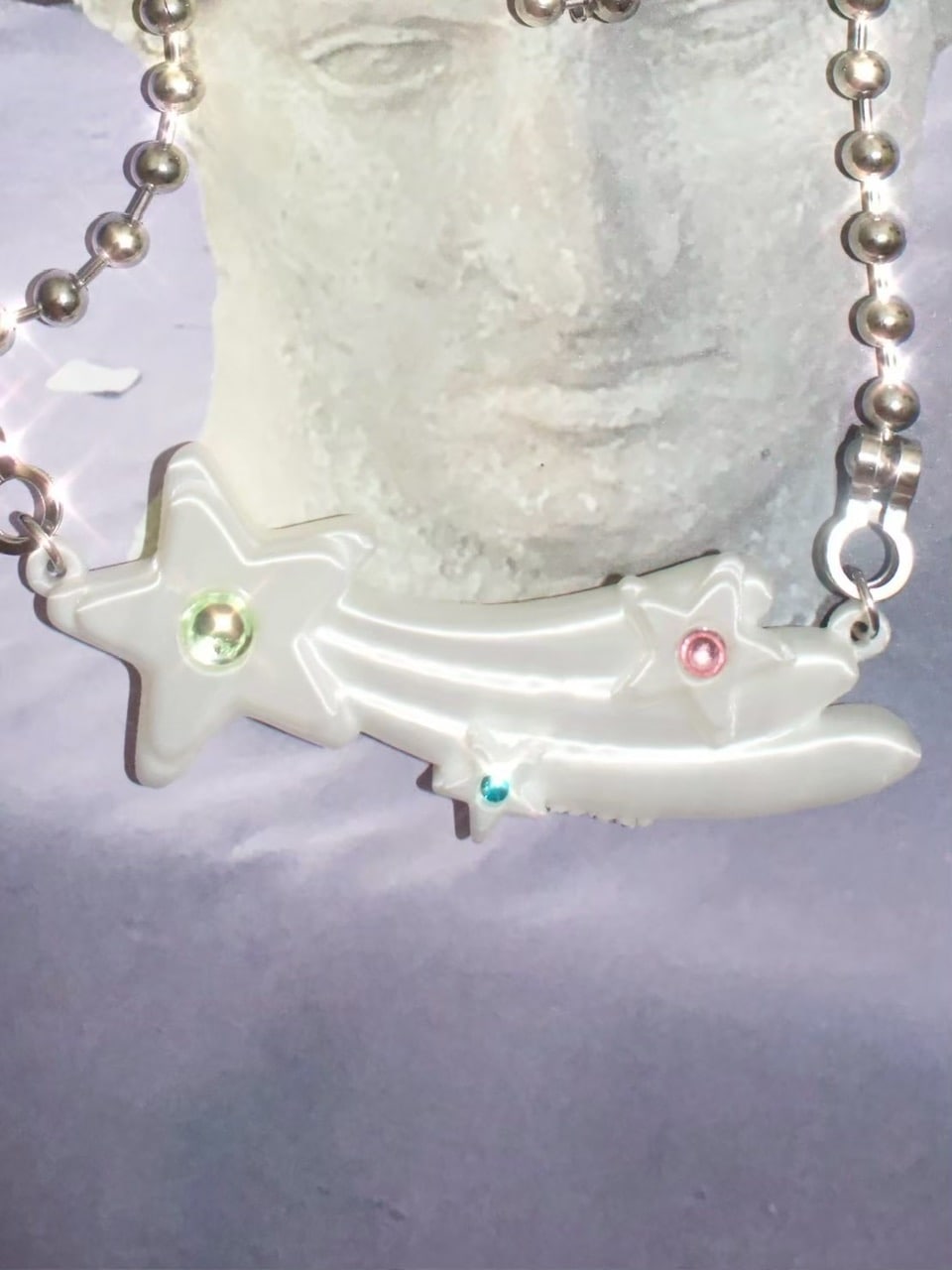 【EVERYTHINGS】Stellar Shooting Star Necklace / 【エブリシングス】シューティングスターネックレス