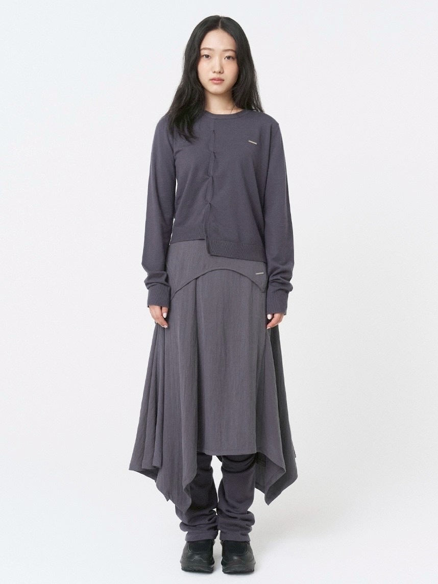 【Miseki seoul】Origami pleats knit top