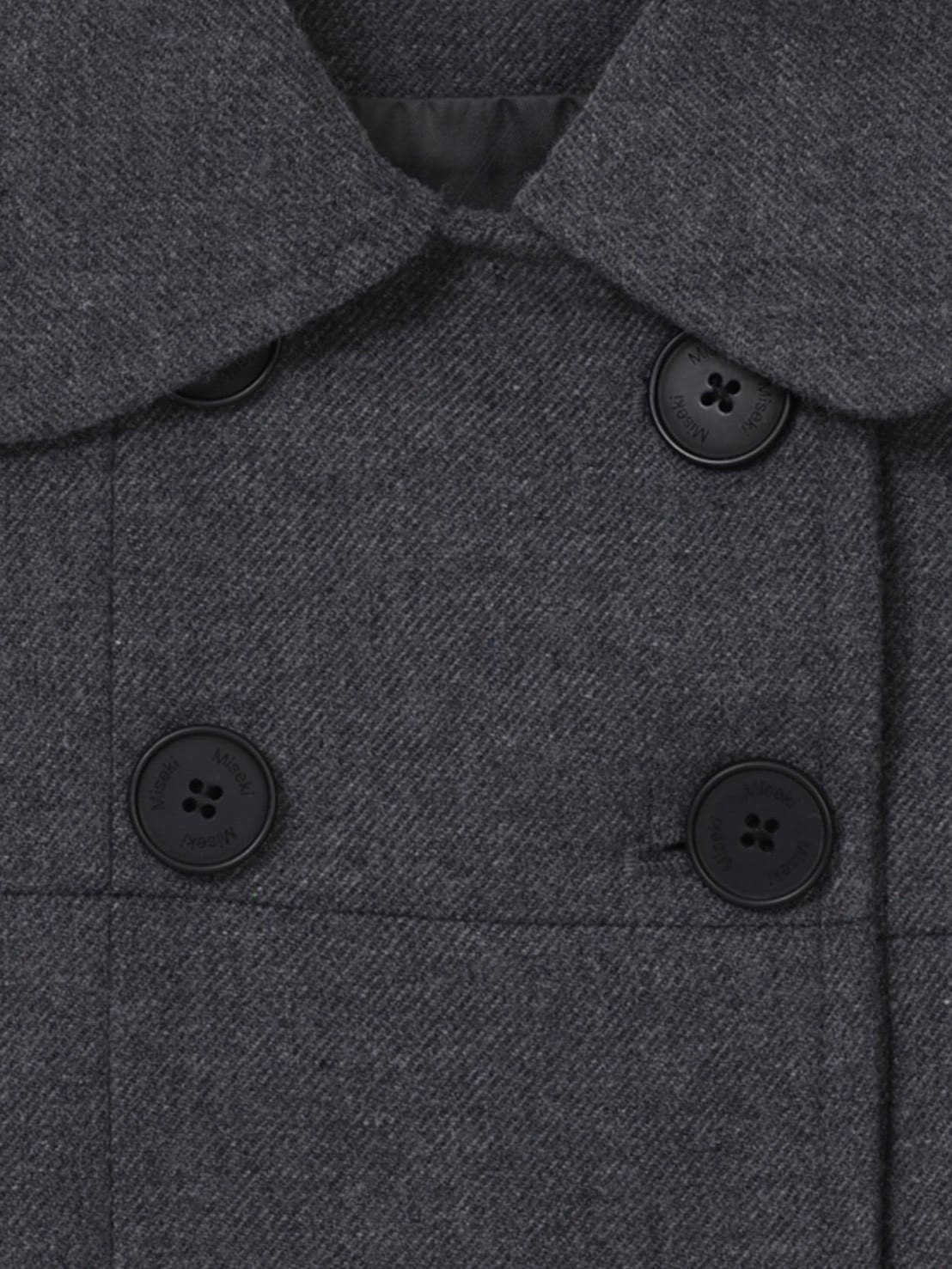 【Miseki seoul】Wabi Round collar double jacket