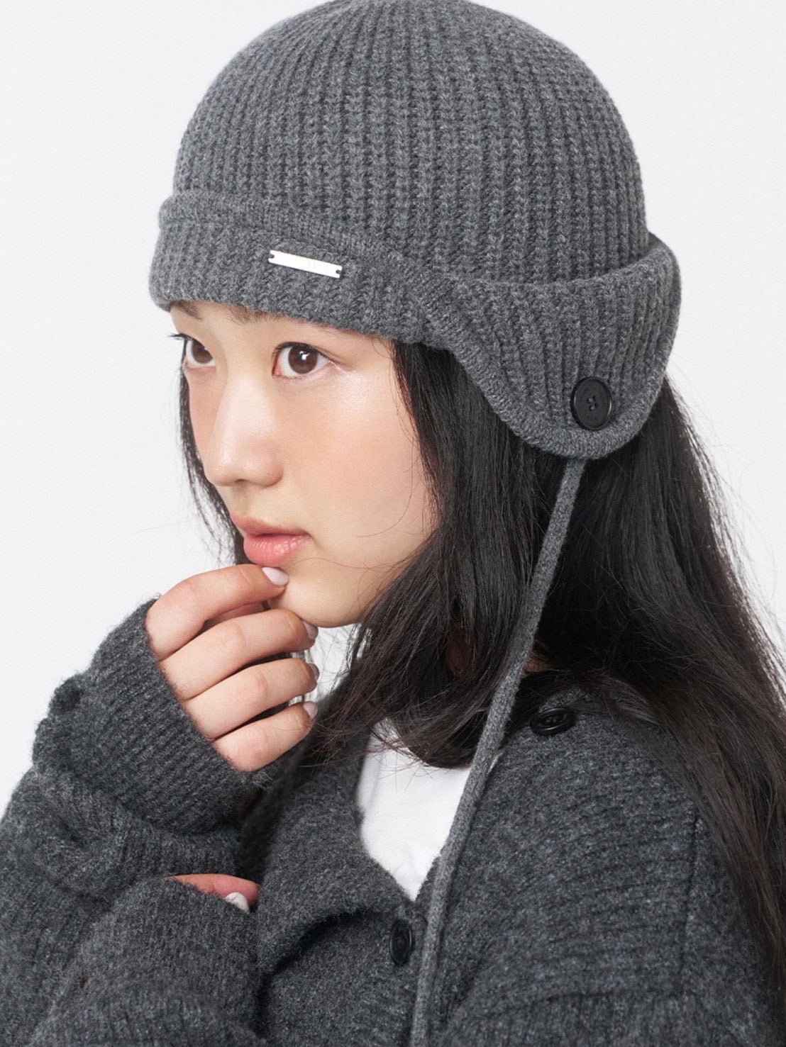【Miseki seoul】Button trooper hat