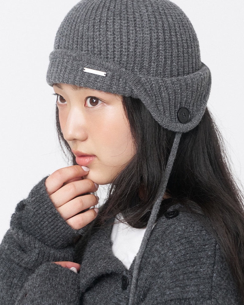 【Miseki seoul】Button trooper hat