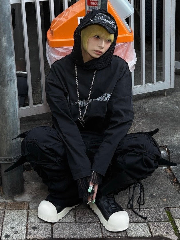 【Never mind the XU】washed long sleeve / 【ネバーマインドザエックスユー】ウォッシュ長袖Tシャツ (2color)