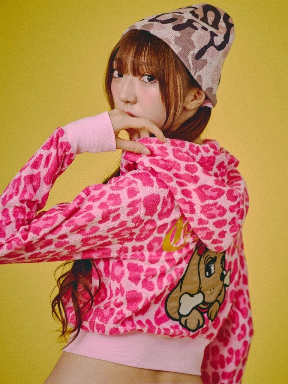 【GALFY】フユGAL 豹パーカー