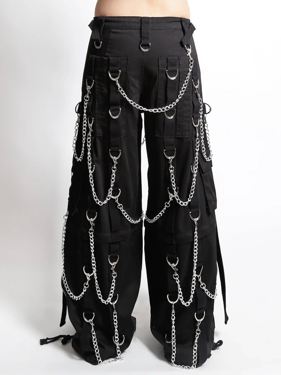 【TRIPP nyc】SUPER CHAIN PANT[AF7294M] / 【トリップ ニューヨーク 】ボンテージストラップチェーンワイドパンツ