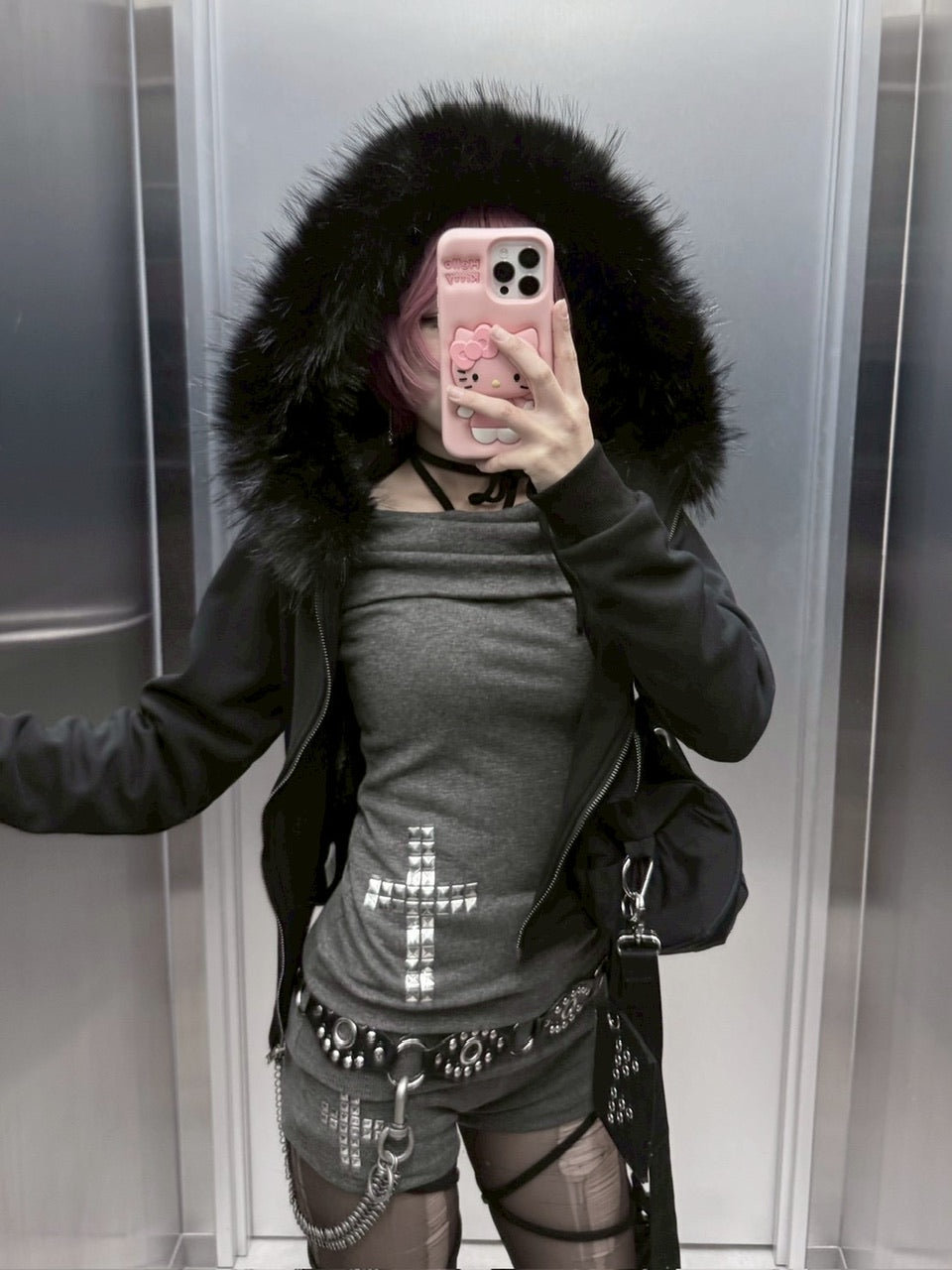 受注制【nmtc +】cross off shoulder long sleeve / 【エヌエムティーシープラス】クロスオフショルダー長袖Tシャツ (3color)