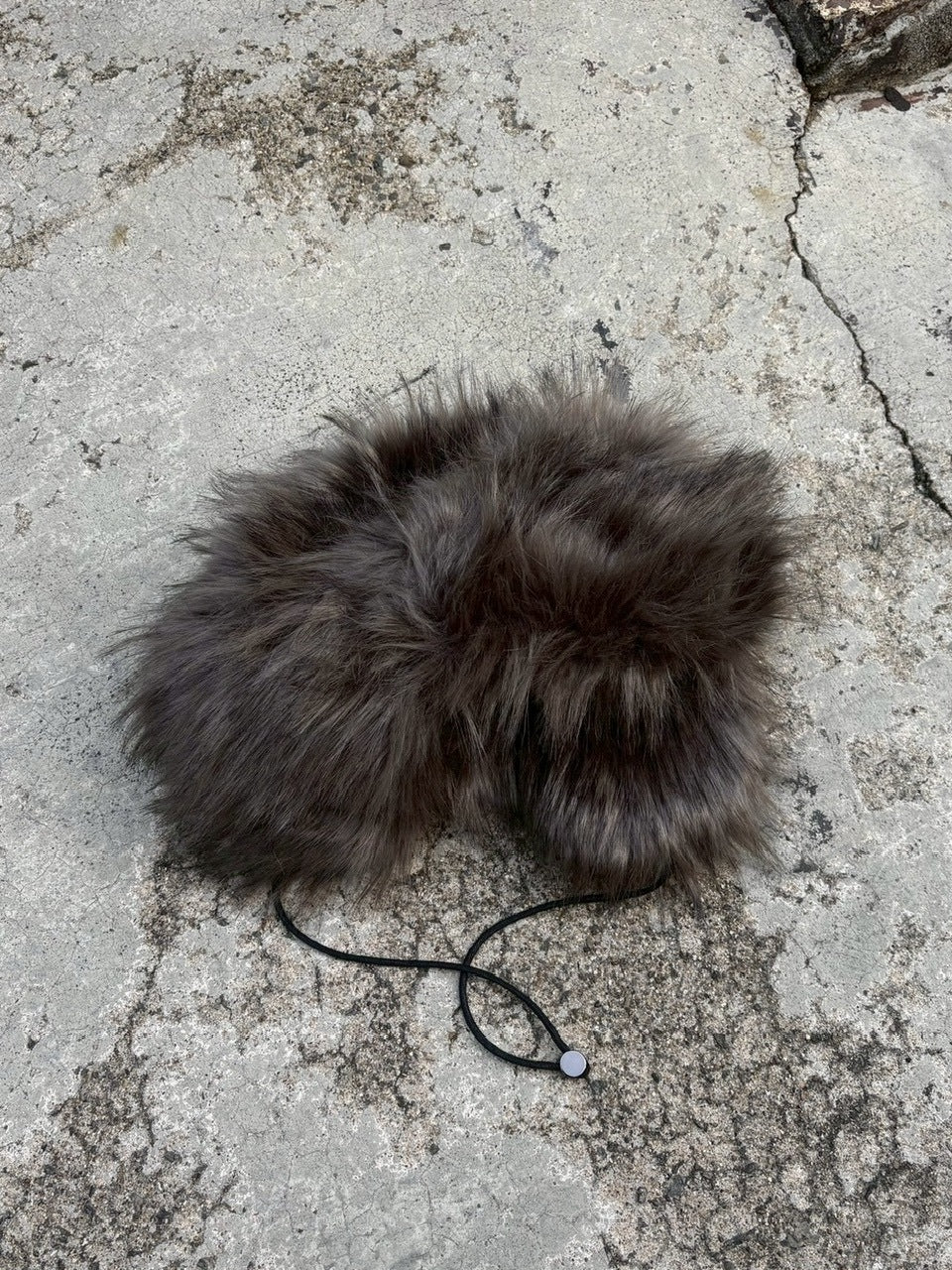 【youll】giant fur flight cap (2color)