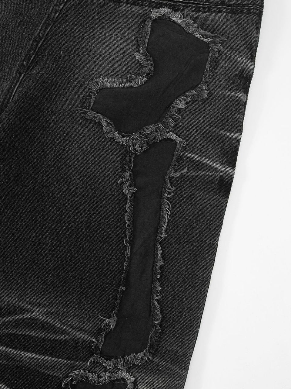 【SURGERY】surgery bone cutting denim wide pants / 【サージェリー】サージェリー ボーン カッティング デニム ワイド パンツ