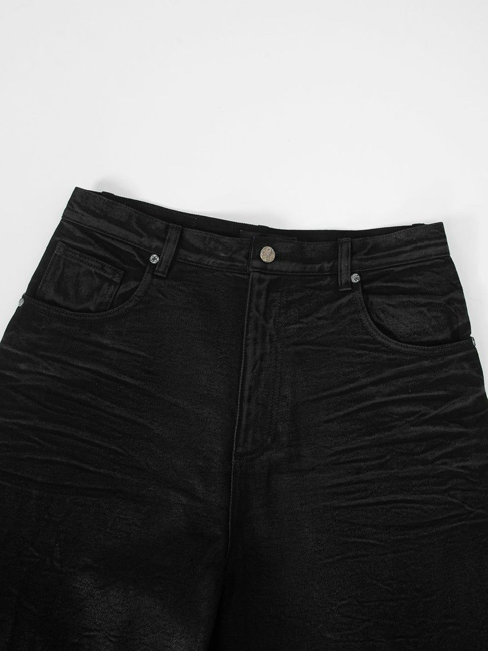 【SURGERY】surgery bone cutting wide burnished pants / 【サージェリー】サージェリー ボーン カッティング デニム ワイド パンツ