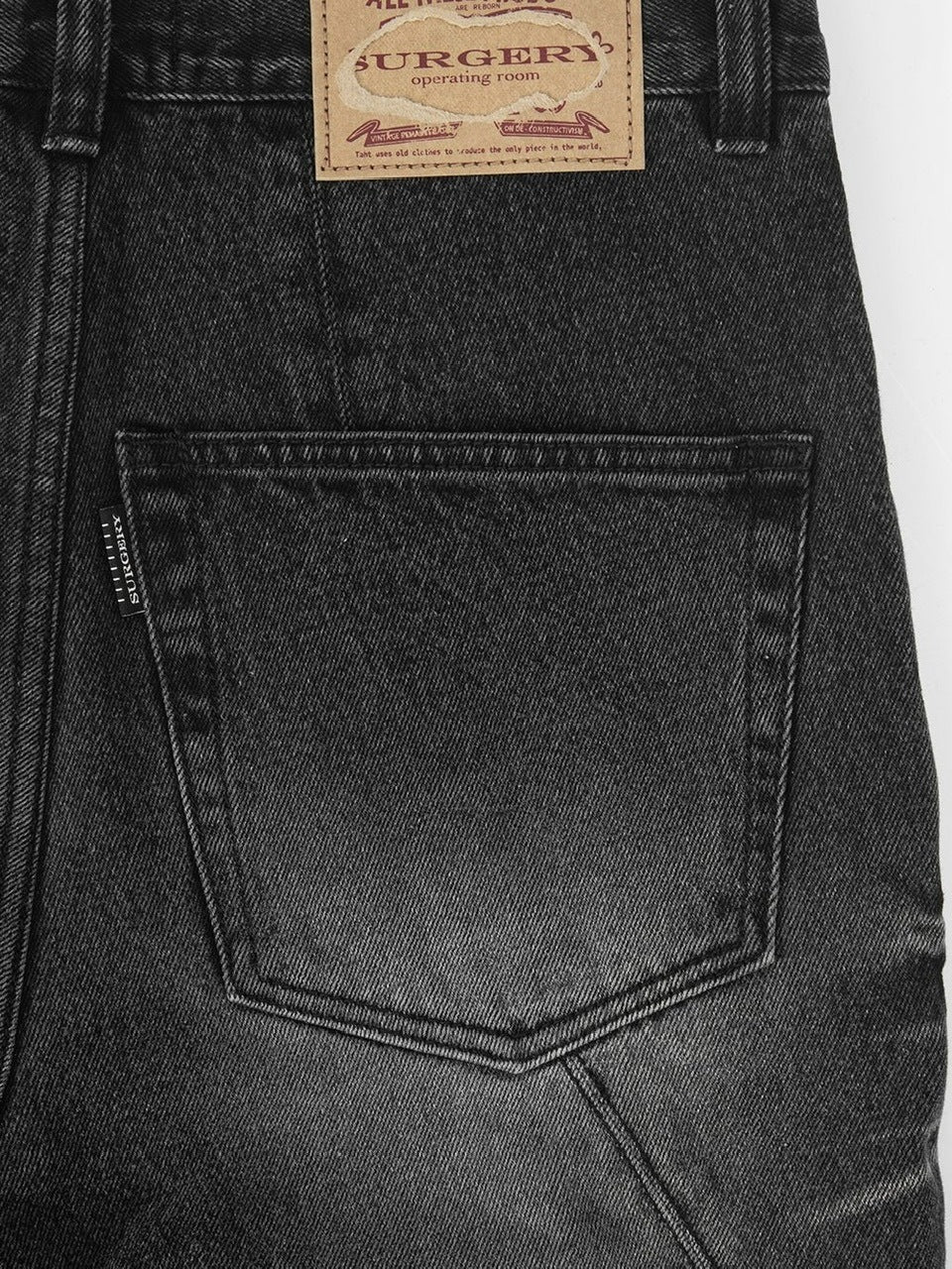 【SURGERY】surgery sutured boot-cut denim pants