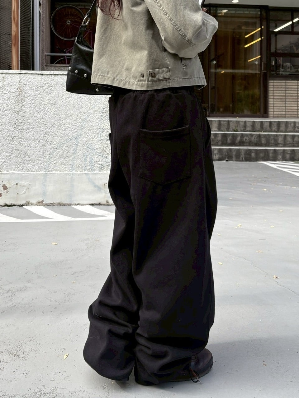 受注制【youll】layered sweat pants (2color)