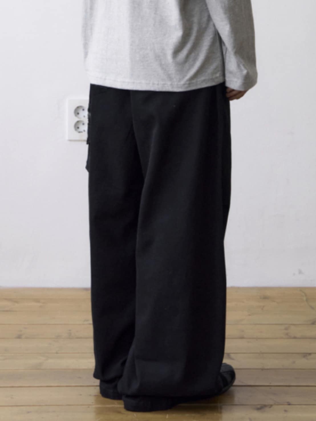 【THECOLDESTMOMENT】TCM double pocket pants