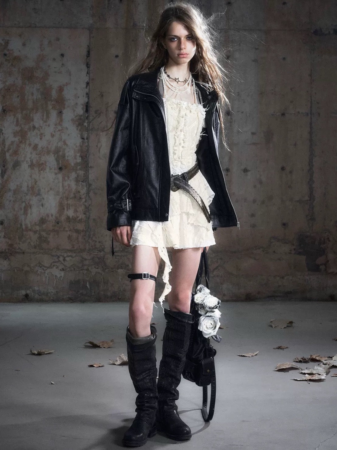 【Cest Nous】Vintage Lace-up Belt / 【セヌー】ビンテージレースアップベルト