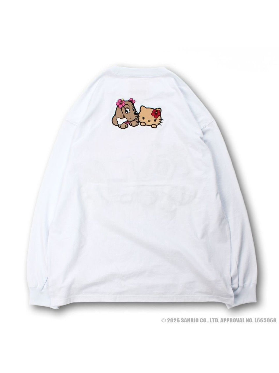 【GALFY×KITTY】キティアロハTee / 【ガルフィー×キティー】プリント長袖Tシャツ