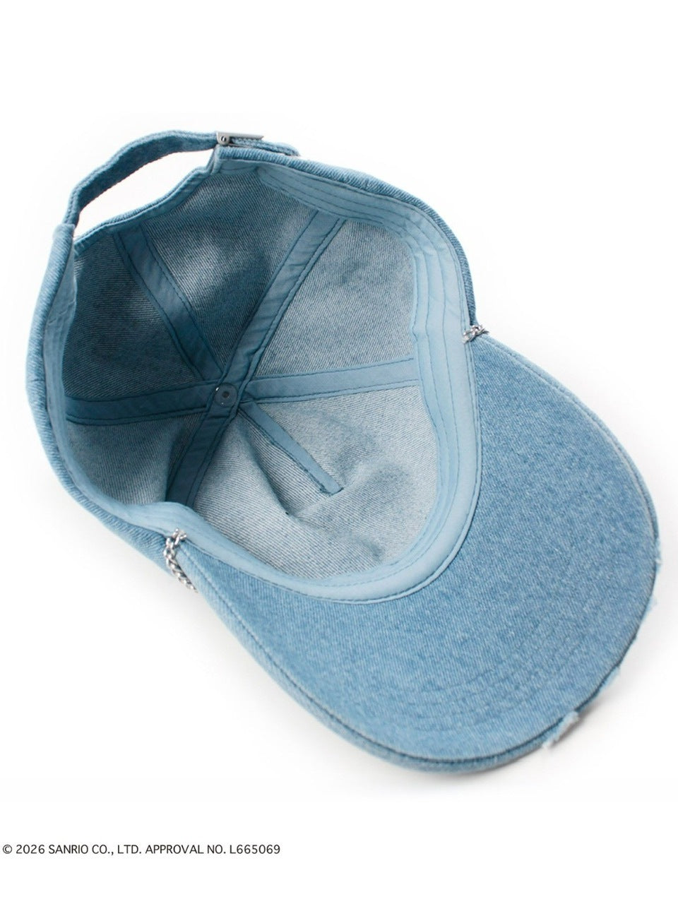 【GALFY×KITTY】キラキラデニムキャップ / 【ガルフィー×キティー】キティラインストーンデニムキャップ