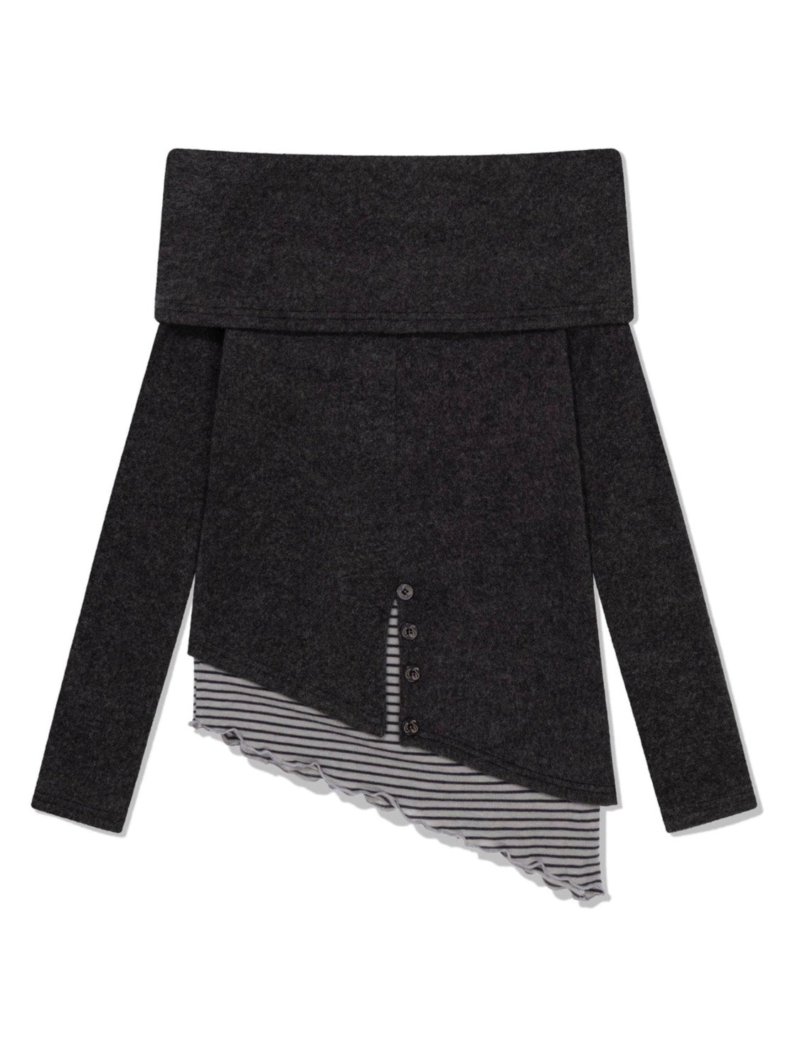 12/21 20:00 発売【Uglyshadow】BURTON KNIT OFF-SHOULDER