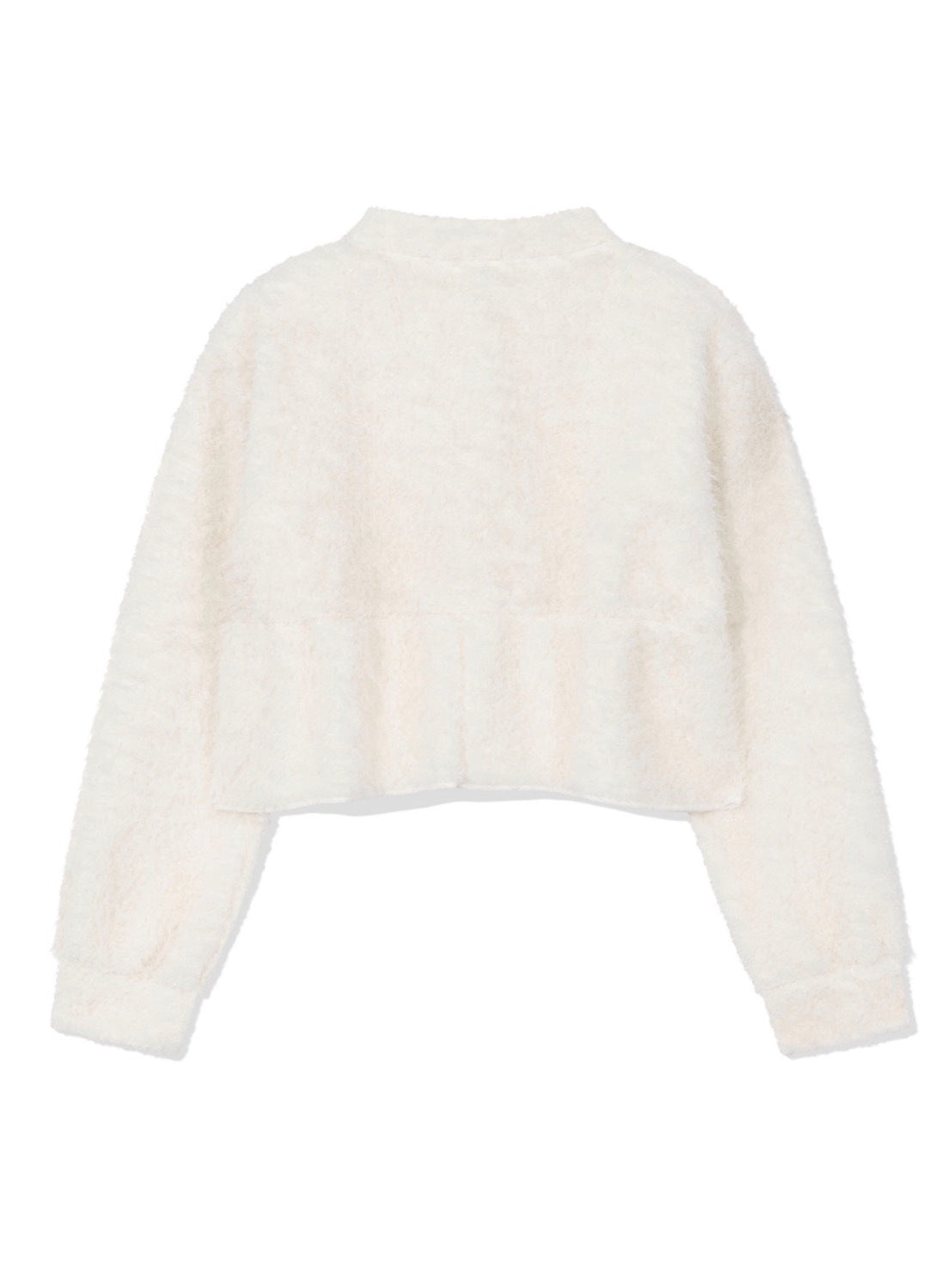 12/21 20:00 発売【Uglyshadow】BOUCLE RUFFLE KNIT CARDIGAN