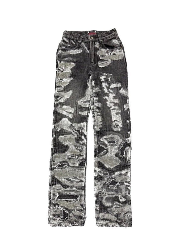 【Reckless Scholars】SASHIKOK DENIM PANTS