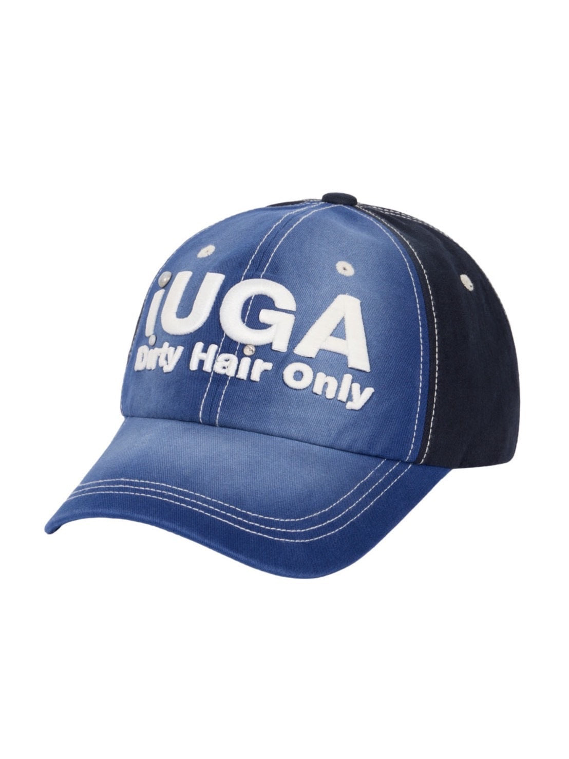 【IUGAMAKARAS】Washed Embroidery Ball Cap