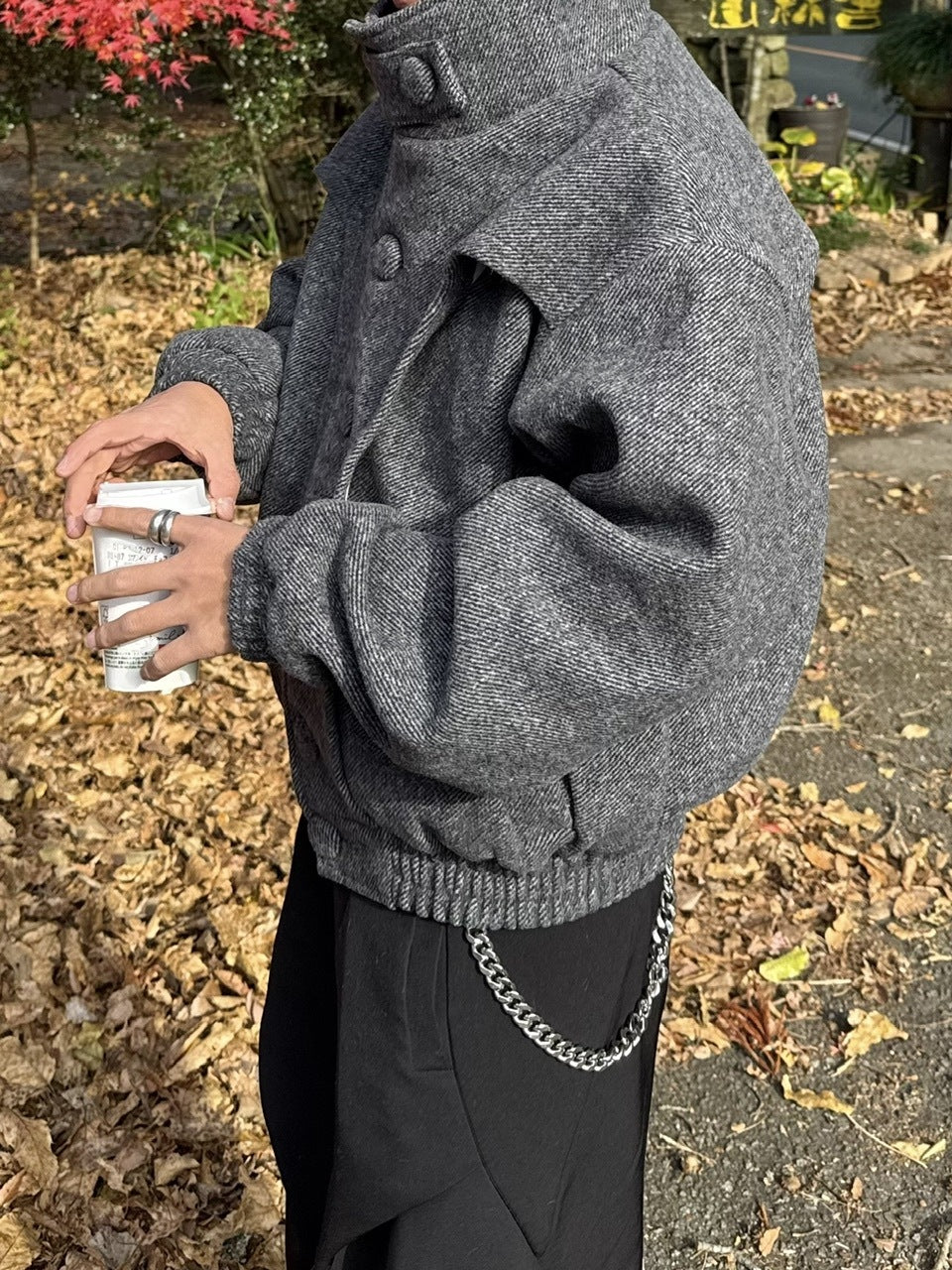 国際配送【RENOL】stand collar jacket