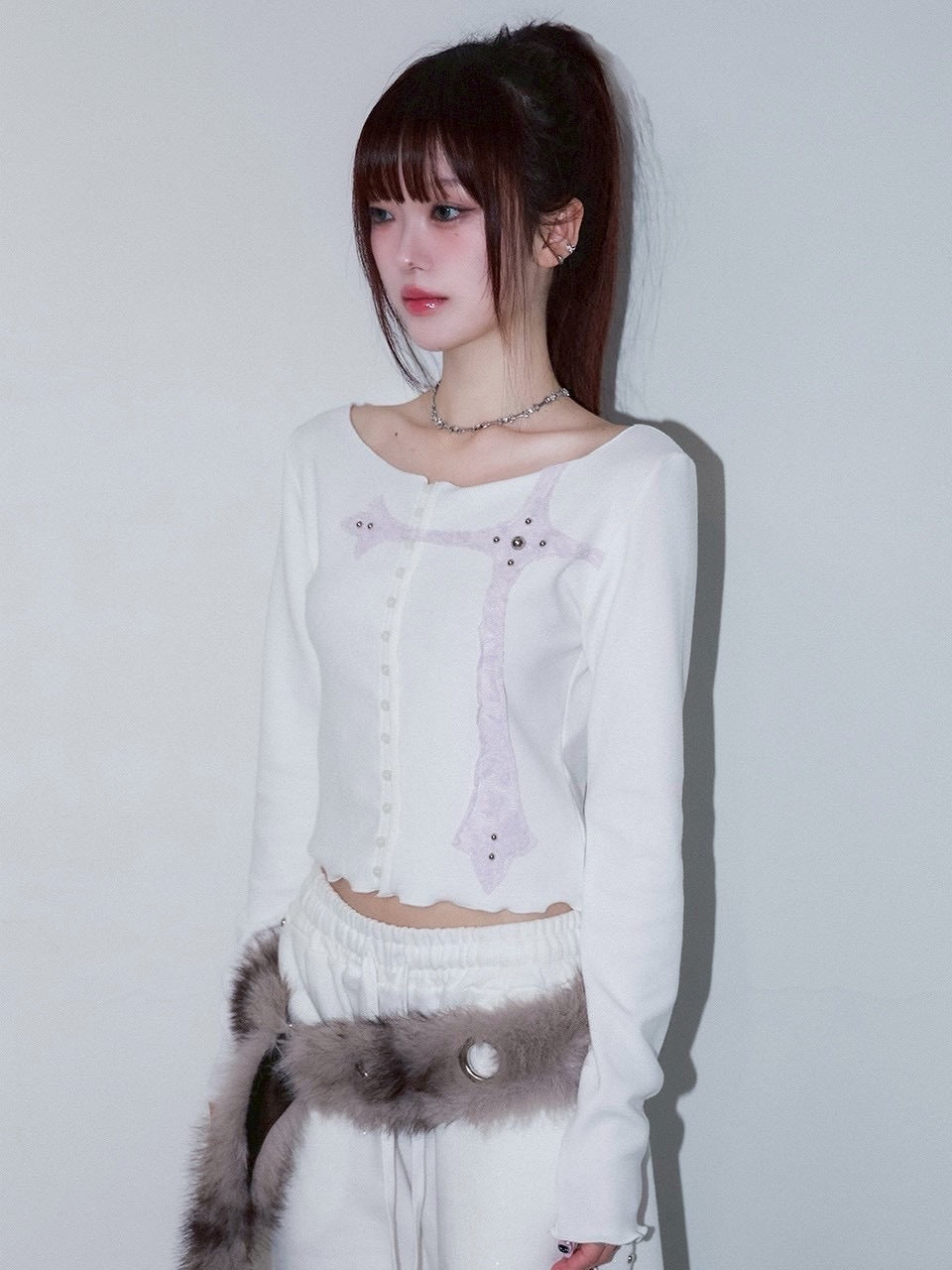 1/2 20:00発売【CHERRYQUIRI】rough gothic cross patch cd