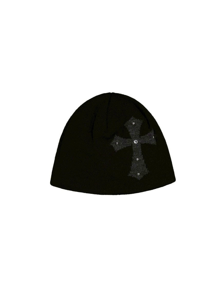 【SETUP‐EXE】CROSS STUDDED BEANIE / 【セットアップエグゼ】クロススタッズビーニー