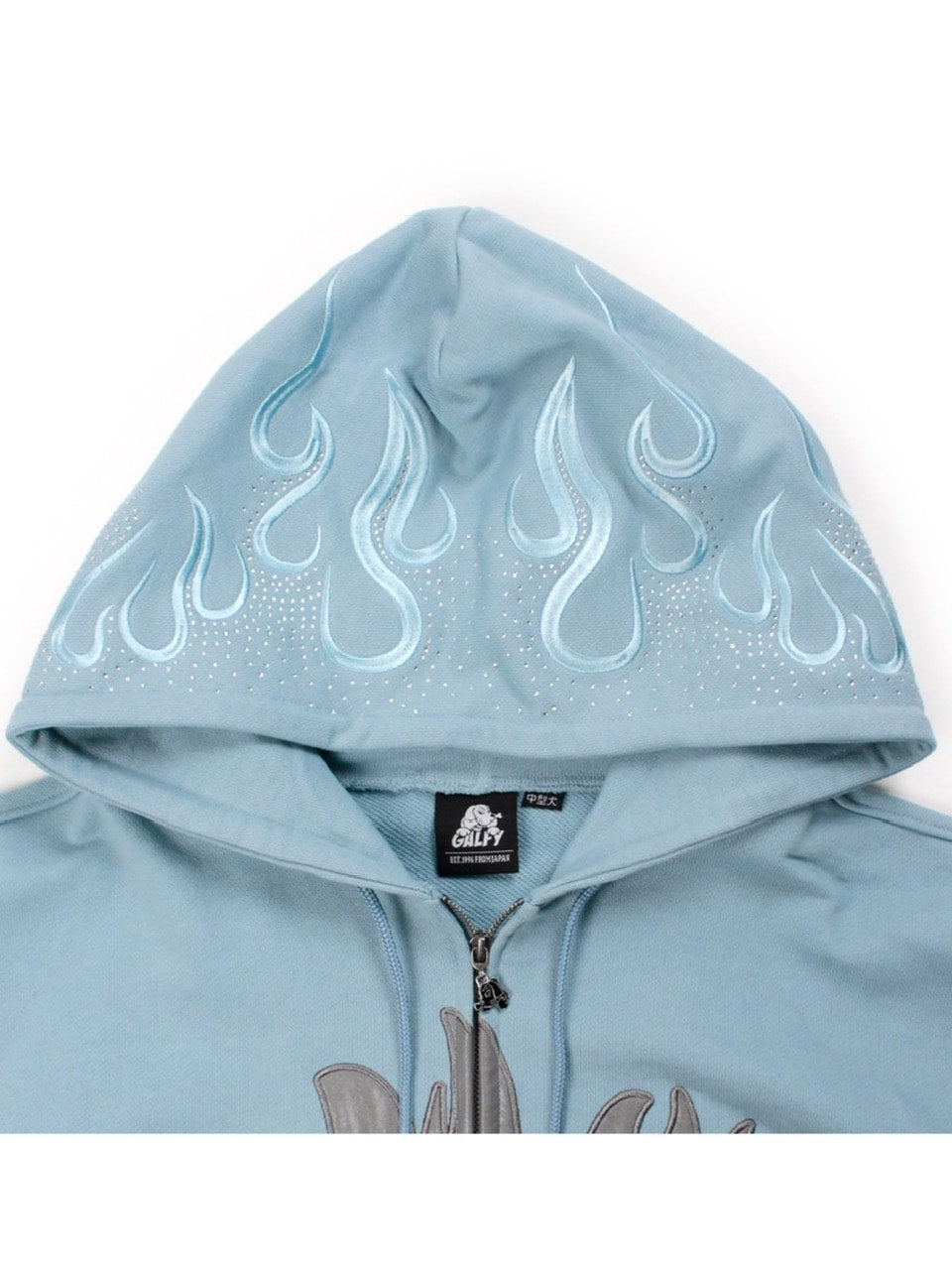 【GALFY】ファイヤーピカピカZIPパーカー / 【ガルフィー】ファイヤーピカピカZIPパーカー