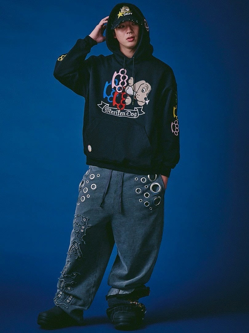 【GALFY】星のわんちゃんボロボロCAP / 【ガルフィー】星のわんちゃんボロボロCAP