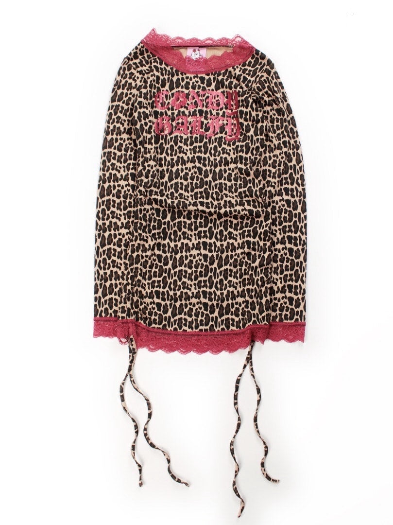 【GALFY】ギラギャル2WAYワンピ / 【ガルフィー】2wayレオパードリボンワンピース