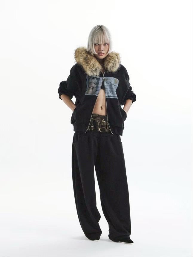 【KAIYA】id card hooded zip-up