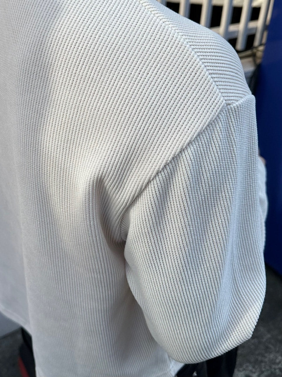 大阪店WEB限定受注制【Chikashitsu＋】cropped waffle long sleeve / 【チカシツプラス】クロップワッフルロングスリーブ (2color)