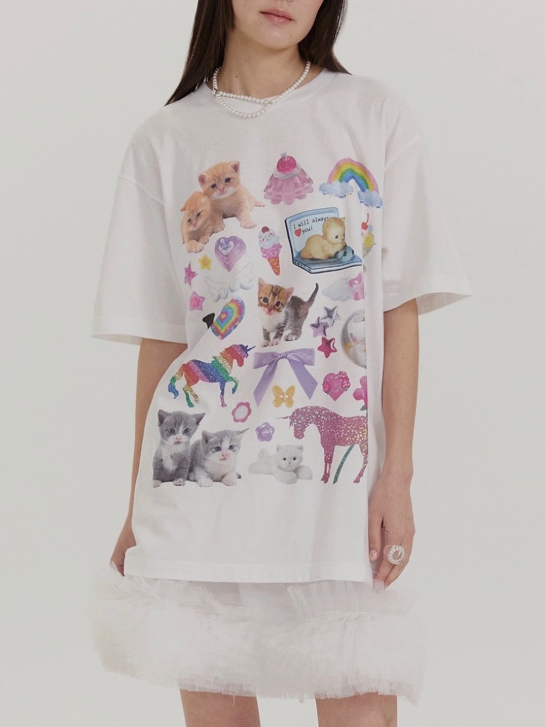 身長まだ【HURJABOYACC】PET T-SHIRTS S4